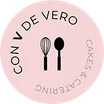 Logo de Con V de Vero Cakes & Catering